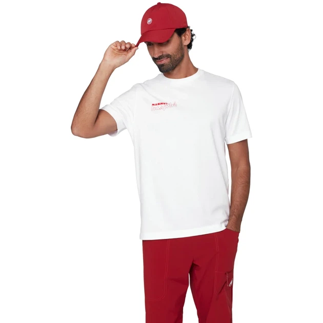 Футболка Mammut Base T-Shirt Men Multi-Pitch L white - изображение 3