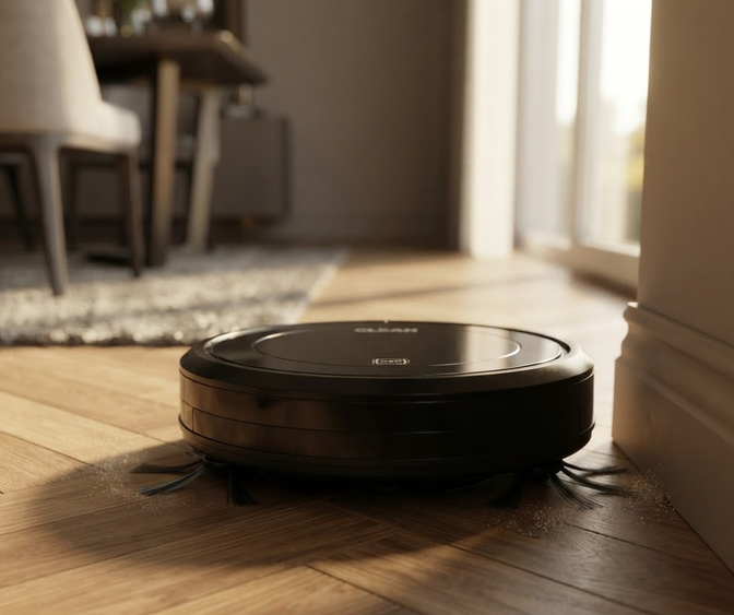 Робот пилосос Clean Smart Robot 1500W акумуляторний для сухого прибирання з віртуальною стіною чорний - Фото 9 Робот пилосос Clean Smart Robot 1500W акумуляторний для сухого прибирання з віртуальною стіною чорний - зображення 9