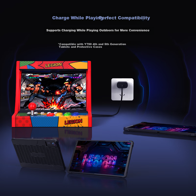 База аркадна для планшета Lenovo Legion Y700 4 та 5 покоління з функцією Turbo та заряджанням, колаборація SNK - зображення 7