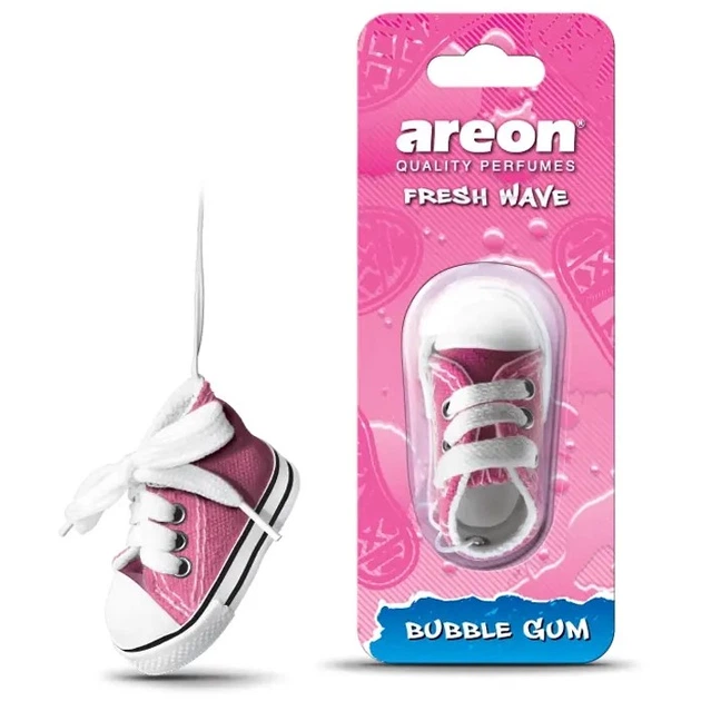 Освежитель сухой кеды - "Areon" - Fresh Wave Bubble Gum (Жвачка) (12шт/уп) - Фото 1 Освежитель сухой кеды - "Areon" - Fresh Wave Bubble Gum (Жвачка) (12шт/уп) - изображение 1