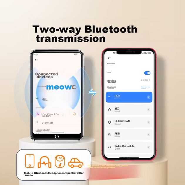 Плеєр MP3/MP4 FAMUE BF61, Wi-Fi, 4+32 ГБ, Android 9.0, Bluetooth-динамік, читання відео/книг - зображення 6