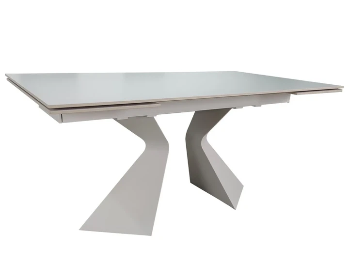 Стол раскладной LAURA CERAMIC 160(240)x90 см керамика белый матовый - Фото 1 Стол раскладной LAURA CERAMIC 160(240)x90 см керамика белый матовый - изображение 1