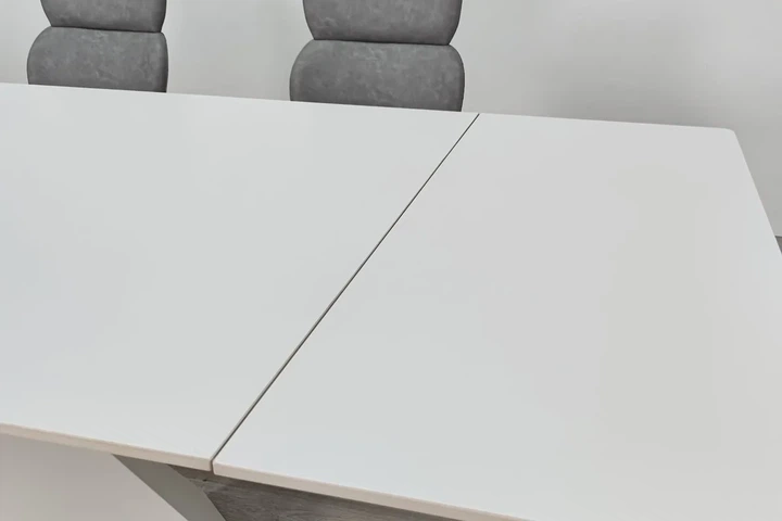 Стол раскладной LAURA CERAMIC 160(240)x90 см керамика белый матовый - Фото 7 Стол раскладной LAURA CERAMIC 160(240)x90 см керамика белый матовый - изображение 7