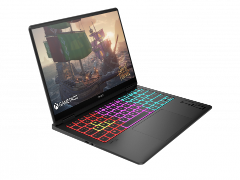 Ноутбук HP Omen Transcend 14t-fb1000 Gaming (D78KNU8) Shadow Black - Фото 7 Ноутбук HP Omen Transcend 14t-fb1000 Gaming (D78KNU8) Shadow Black - изображение 7