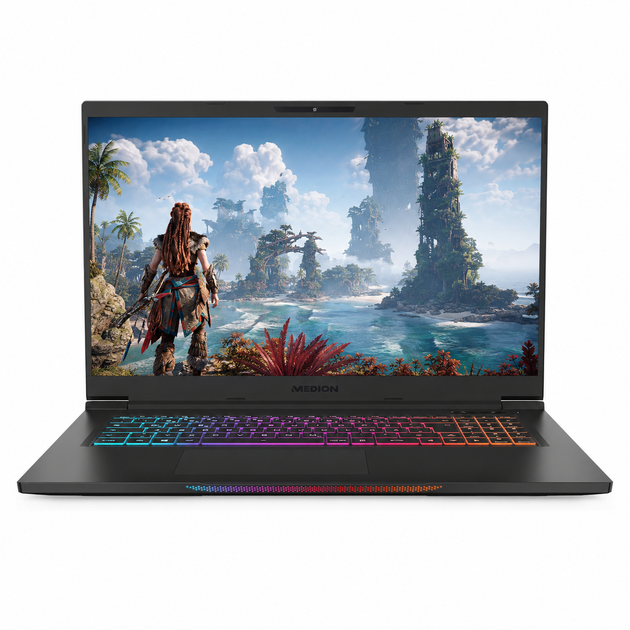 Ігровий ноутбук 17,3" Medion (Lenovo Group) Erazer Beast X25-MD | AMD Ryzen 9 5900HX | IPS (1920x1080) FHD 240 Гц | RAM 16 ГБ | SSD NVME 512 ГБ | Nvidia GeForce RTX 3080, 16 ГБ | Win11 (5386) - Уцінка - зображення 2