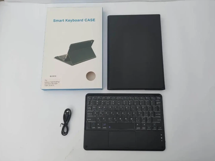 Чехол с клавиатурой и подсветкой для планшета Lenovo M10 Plus No name - Фото 4 Чехол с клавиатурой и подсветкой для планшета Lenovo M10 Plus No name - изображение 4