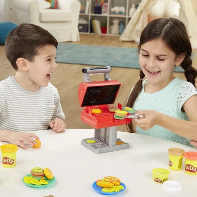 Набор для лепки Гриль барбекю Play-Doh Hasbro (F0652) — Пластилин с аксессуарами Барбекю - изображение 7