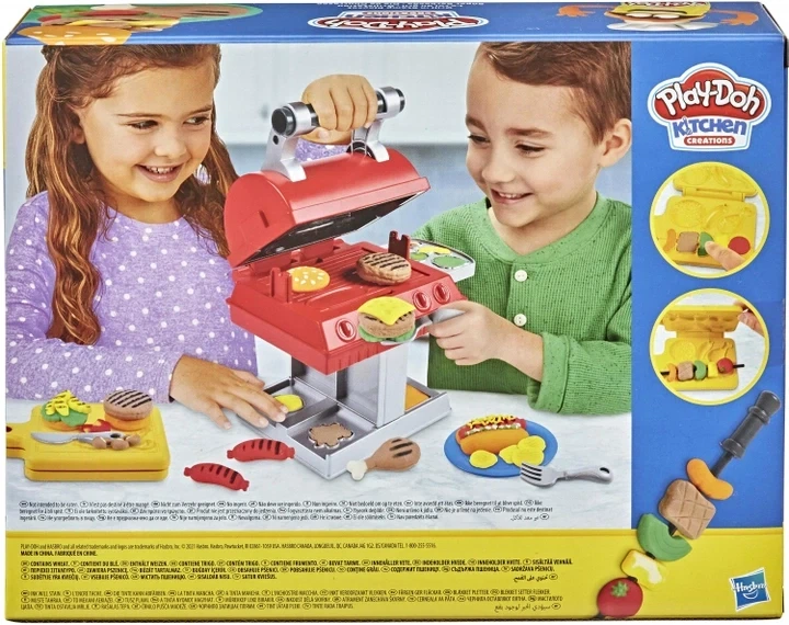 Набор для лепки Гриль барбекю Play-Doh Hasbro (F0652) — Пластилин с аксессуарами Барбекю - изображение 8