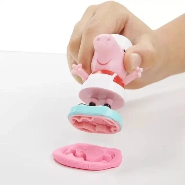 Набор для лепки Свинка Пеппа с мороженым Play-Doh Hasbro (F3597) — Пластилин с фургончиком - Фото 6 Набор для лепки Свинка Пеппа с мороженым Play-Doh Hasbro (F3597) — Пластилин с фургончиком - изображение 6