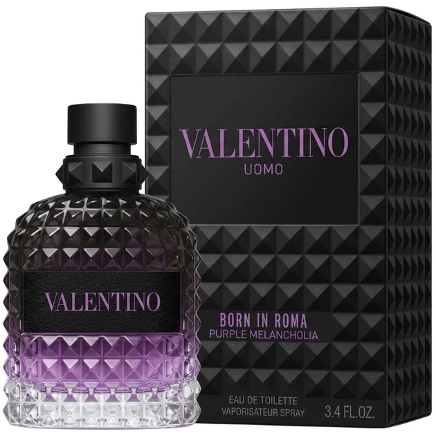 Туалетна Вода Valentino Uomo Born In Roma Purple Melancholia 100 мл - Фото 1 Туалетна Вода Valentino Uomo Born In Roma Purple Melancholia 100 мл - изображение 1