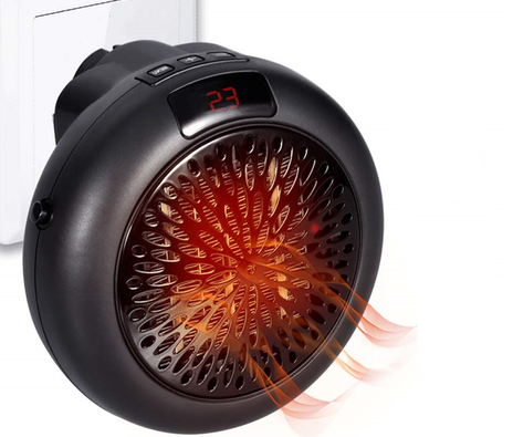 Портативный обогреватель Wonder Heater KLW-019A1 900 Вт с термостатом таймером LED дисплеем для розетки - изображение 8