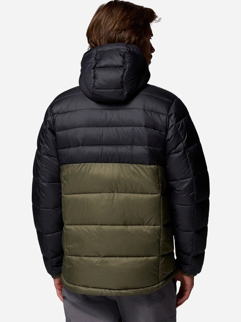 Пуховик зимовий короткий чоловічий Columbia Buck Butte II Insulated Hooded Jacket 2086882397 2XL Зелений (195981096026) - зображення 2