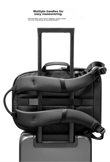 Рюкзак Tomtoc мужской для ноутбука 15.6" деловой, 20 л - Фото 3 Рюкзак Tomtoc мужской для ноутбука 15.6" деловой, 20 л - изображение 3