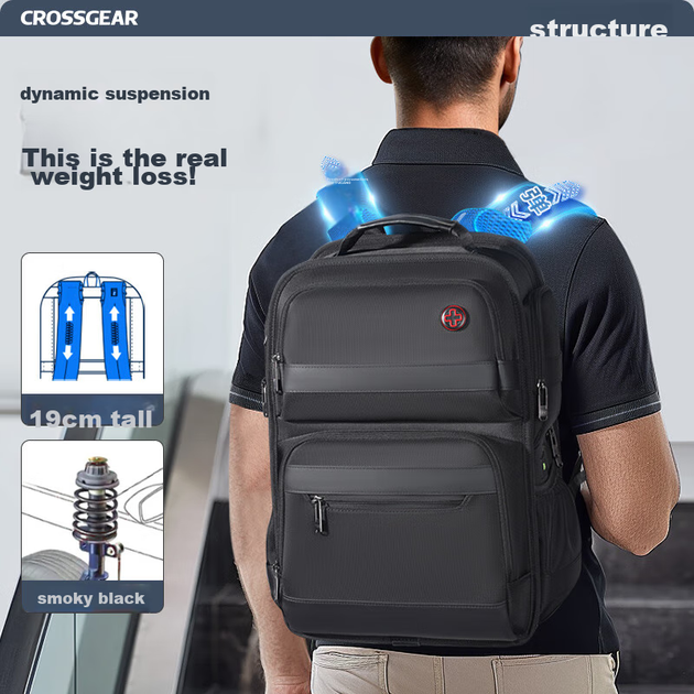 Рюкзак CROSSGEAR Cross Medal для ноутбука 16" мужской - изображение 5