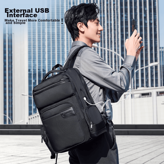 Рюкзак CROSSGEAR 17.3" для ноутбука ASUS вместительный деловой - изображение 9