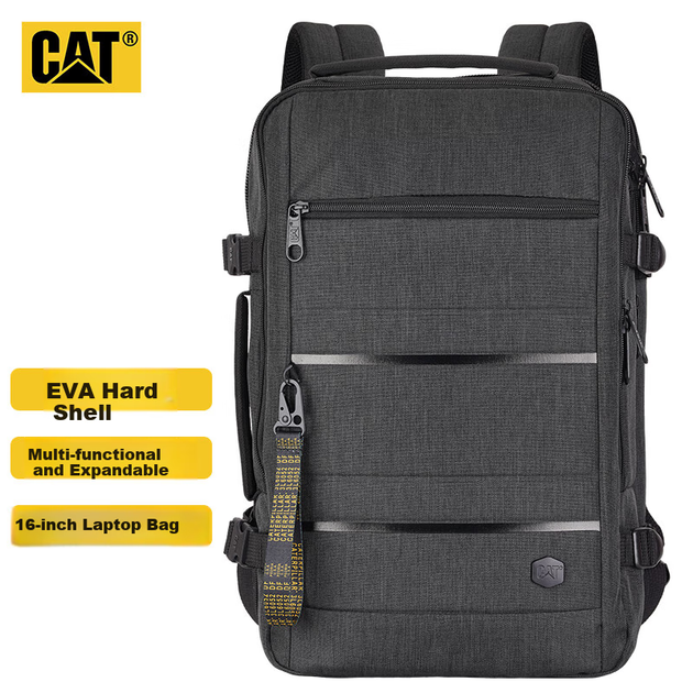 Рюкзак CAT для ноутбука 15.6", деловой, расширяемый, черный, 84503 - Фото 2 Рюкзак CAT для ноутбука 15.6", деловой, расширяемый, черный, 84503 - изображение 2