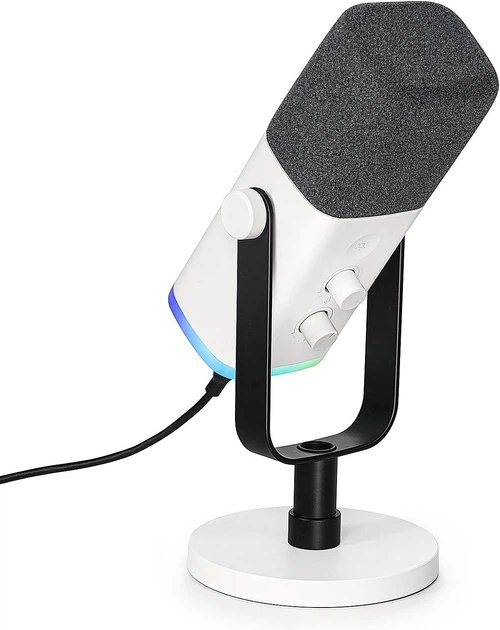 Fifine AM8 White (Dynamic, USB/XLR) – Динамічний мікрофон для професійного запису та стрімінгу ( - Фото 1 Fifine AM8 White (Dynamic, USB/XLR) – Динамічний мікрофон для професійного запису та стрімінгу ( - зображення 1