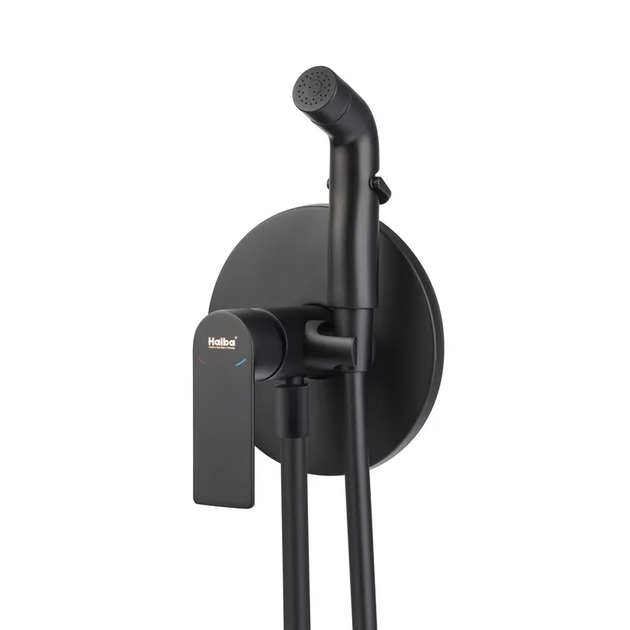 Смеситель для гигиенического душа Haiba ALEX 002 (INNER) BLACK (HB9618) - изображение 2