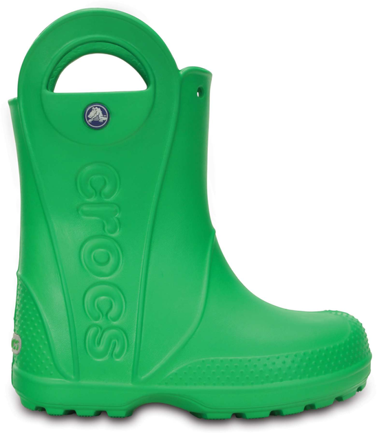 Дитячі крокси гумові чоботи Crocs Handle It Rain Boot Kids Green (22/23, зелений) - Фото 3 Дитячі крокси гумові чоботи Crocs Handle It Rain Boot Kids Green (22/23, зелений) - изображение 3