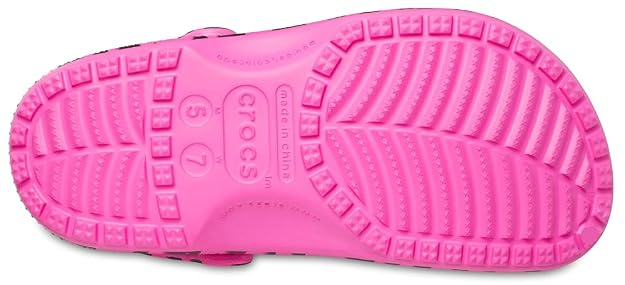 Дитячі крокси Crocs Classic Clog Animal Print Zebra Pink (33/34, рожевий) - Фото 5 Дитячі крокси Crocs Classic Clog Animal Print Zebra Pink (33/34, рожевий) - изображение 5