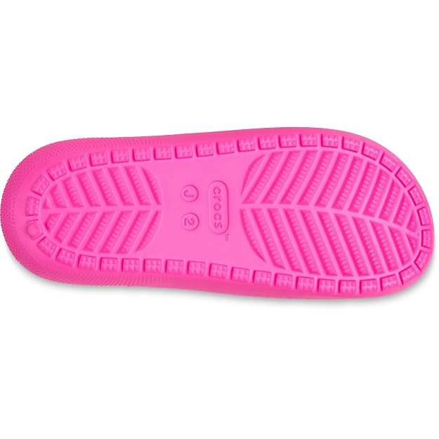 Дитячі крокси шльопанці для дівчинки Crocs Classic Slide V2 Pink (28/29, рожевий) - Фото 6 Дитячі крокси шльопанці для дівчинки Crocs Classic Slide V2 Pink (28/29, рожевий) - зображення 6