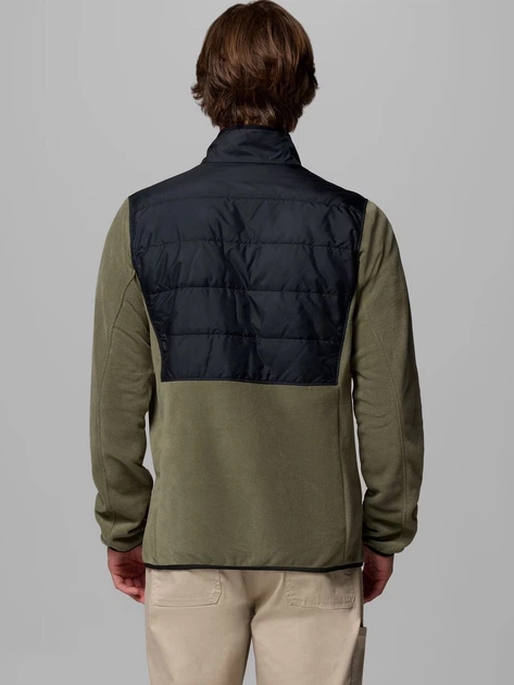 Куртка демисезонная мужская Columbia Basin Butte Full Zip Fleece II 2101761397 S Зеленый/Черный (195981338102) - изображение 2