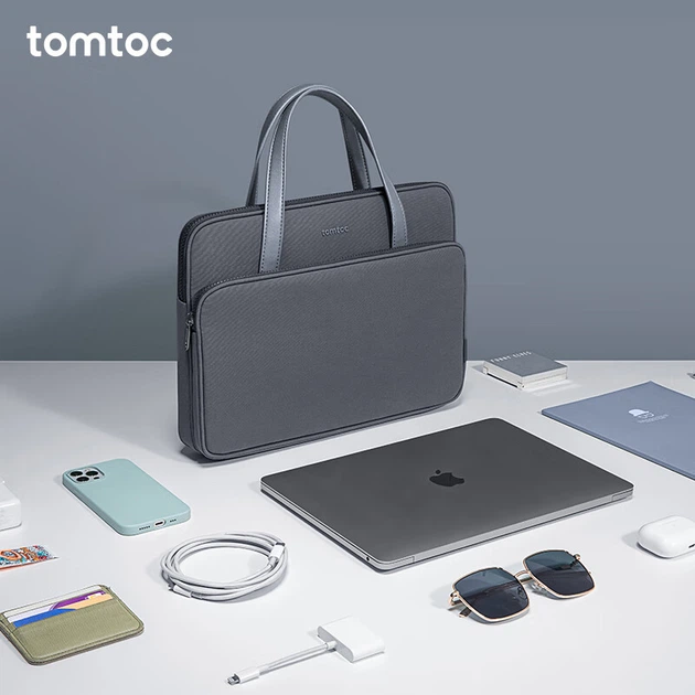 Сумка Tomtoc для ноутбука 14", деловая, женская, для MacBook Pro/Air - Фото 5 Сумка Tomtoc для ноутбука 14", деловая, женская, для MacBook Pro/Air - изображение 5
