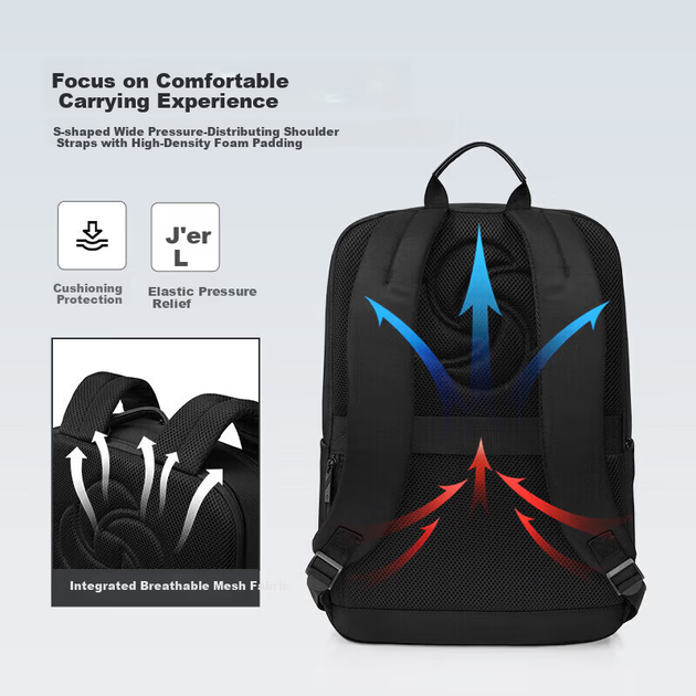 Рюкзак Samsonite для ноутбука 16" антибактериальная подкладка - изображение 4