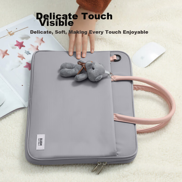 Сумка для ноутбука BUBM Little Bear 14" Grey - Фото 5 Сумка для ноутбука BUBM Little Bear 14" Grey - изображение 5