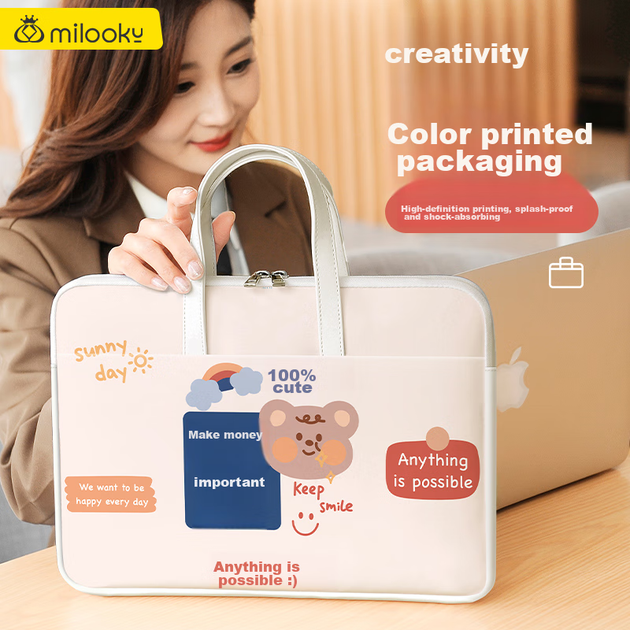 Сумка Milooky для ноутбука 13/14" женская, для Huawei/Apple/Lenovo - изображение 2