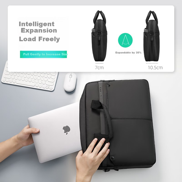 Сумка для ноутбука Marco Leiden 14/15,6 дюймов, портфель для Apple Huawei Lenovo MR8001 - изображение 3