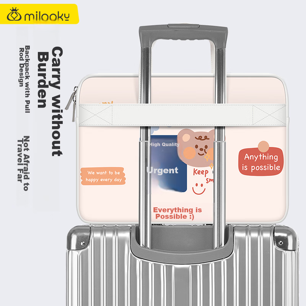 Сумка Milooky для ноутбука 13/14" женская, для Huawei/Apple/Lenovo - изображение 5