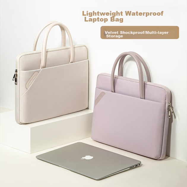 Сумка для ноутбука WOMT Inkless Elegant 16" Beige - изображение 10