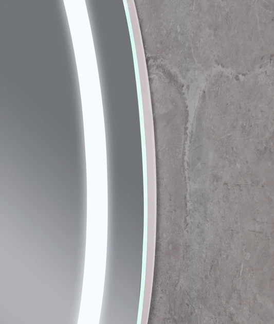 Зеркало для ванной MIXXUS PLAIN MV02-50x70 LED Anti-Fog с подсветкой, подогревом, часами и диммером 50х70 см - изображение 5