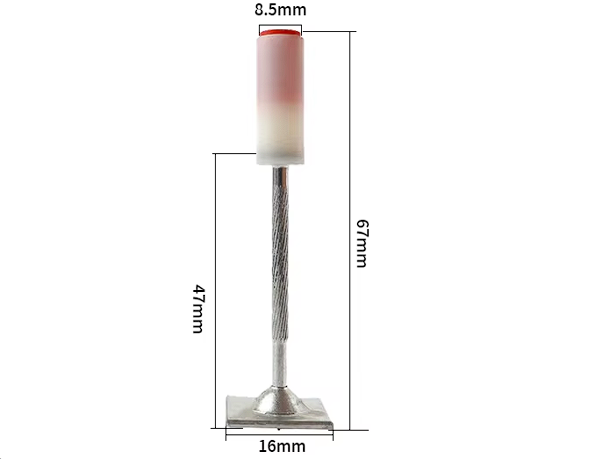 Гвозди монтажные пироксилиновые по дереву с квадратной шляпкой 16 мм эршевые под мини-пистолет 8.5х47 мм 150 шт (1065) - изображение 2