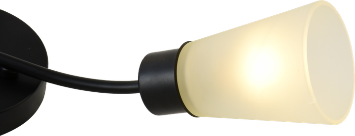 Люстра стельова Light House SRS-20722/3 чорний + хром, плафон білий - зображення 2