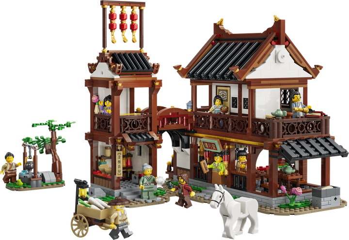 Zestaw klocków LEGO Chinese Festivals Stary zajazd 1530 elementów (80121) - obraz 2