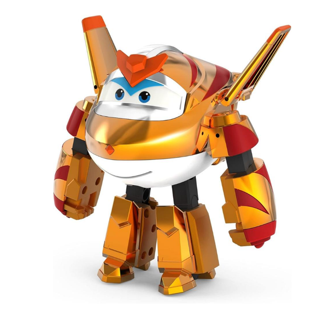 Игрушка-трансформер Super Wings Супер Крылья Золотой Мальчик Golden Boy - изображение 5