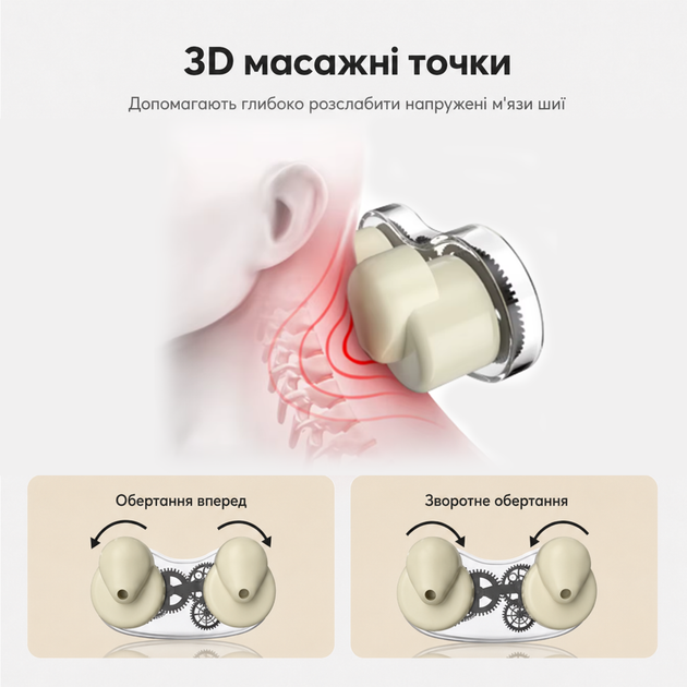 Масажна подушка для шиї Inspire 053UP - зображення 4