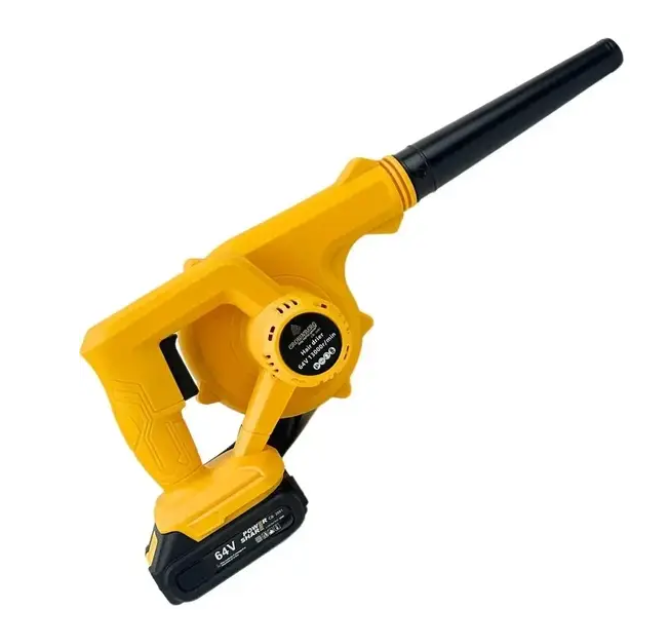 Садовый пылесос воздуходувка Crownberg CB 3991 аккумуляторный 20V с двумя аккумуляторами Li Ion функциями выдувания и всасывания желтый - Фото 9 Садовый пылесос воздуходувка Crownberg CB 3991 аккумуляторный 20V с двумя аккумуляторами Li Ion функциями выдувания и всасывания желтый - изображение 9