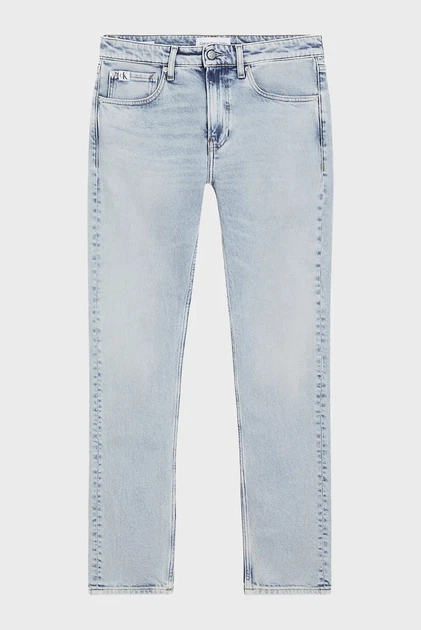 Джинси чоловічі Calvin Klein Jeans Slim Taper блакитні 29/30p - Фото 3 Джинси чоловічі Calvin Klein Jeans Slim Taper блакитні 29/30p - изображение 3