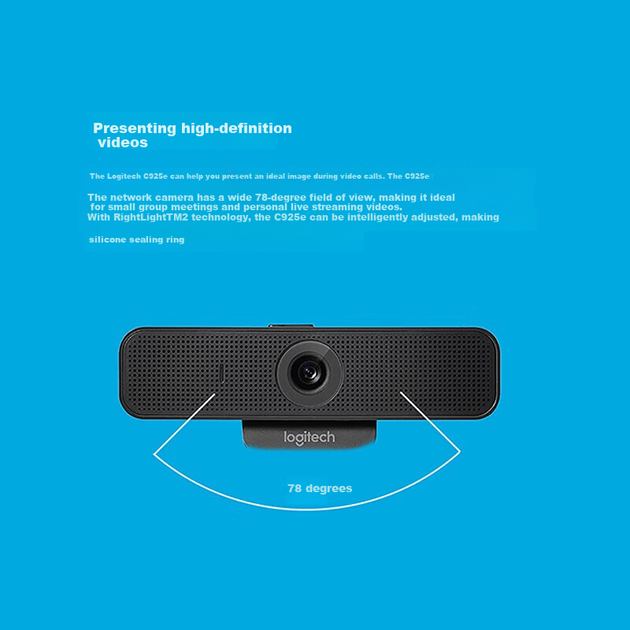 Веб-камера Logitech C925e FullHD 1080p 30fps - зображення 4
