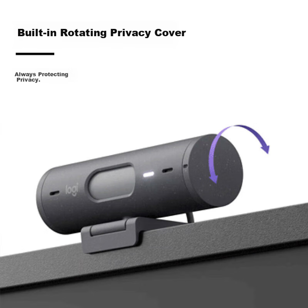 Веб-камера Logitech Brio 505 Full HD 1080p Black - изображение 6