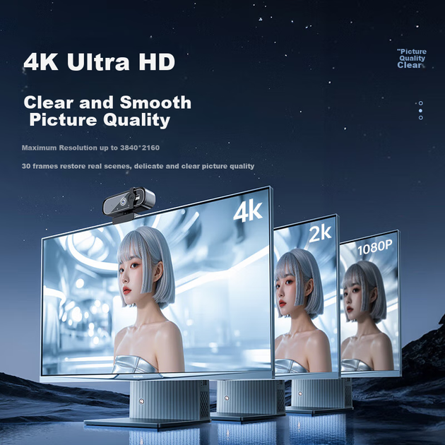 Веб-камера Stiger 4K HD USB - изображение 2