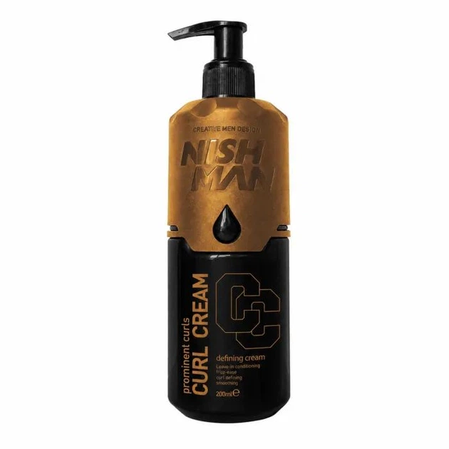 Крем для вьющихся волос CURL CREAM 200 мл Nishman - Фото 1 Крем для вьющихся волос CURL CREAM 200 мл Nishman - изображение 1