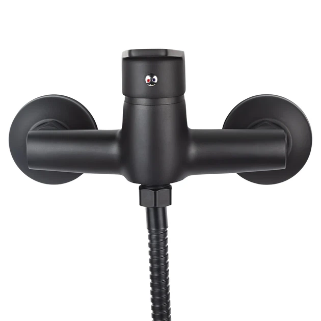 Смеситель для душа AQUATICA s37 Ø35 PVD черный с шлангом 1500 мм - Фото 5 Смеситель для душа AQUATICA s37 Ø35 PVD черный с шлангом 1500 мм - изображение 5
