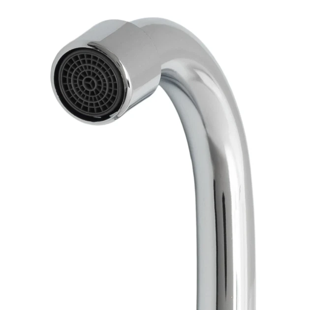 Смеситель монокран AQUATICA QM-1G159C J-образный ½" хромоникелевый 410 г - изображение 6