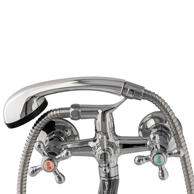 Смеситель для ванны TAU VD-5C261C прямой 350 мм латунь хромированный - изображение 4