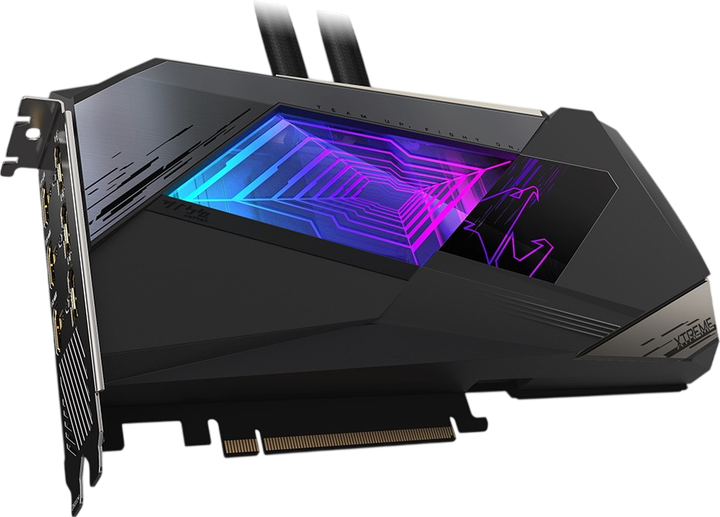 Видеокарта GeForce RTX 3080 10GB Gigabyte Aorus Xtreme WaterForce (GV-N3080AORUSX W-10GD) Б/У - изображение 2