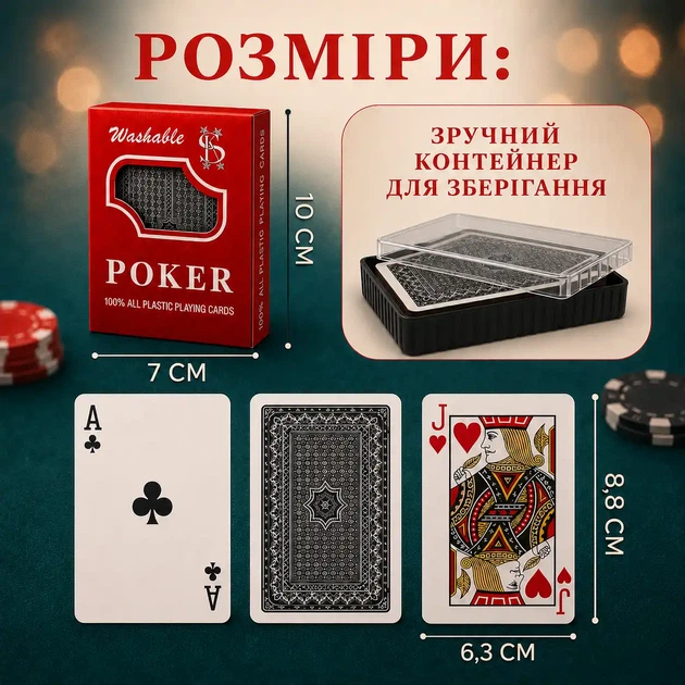 Карты игральные покерные Newt пластиковые (NE-R-005) - изображение 3